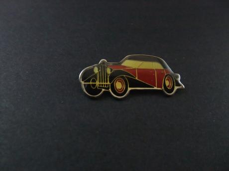 Pierce-Arrow ( Amerikaanse auto) 1933, rood-zwart